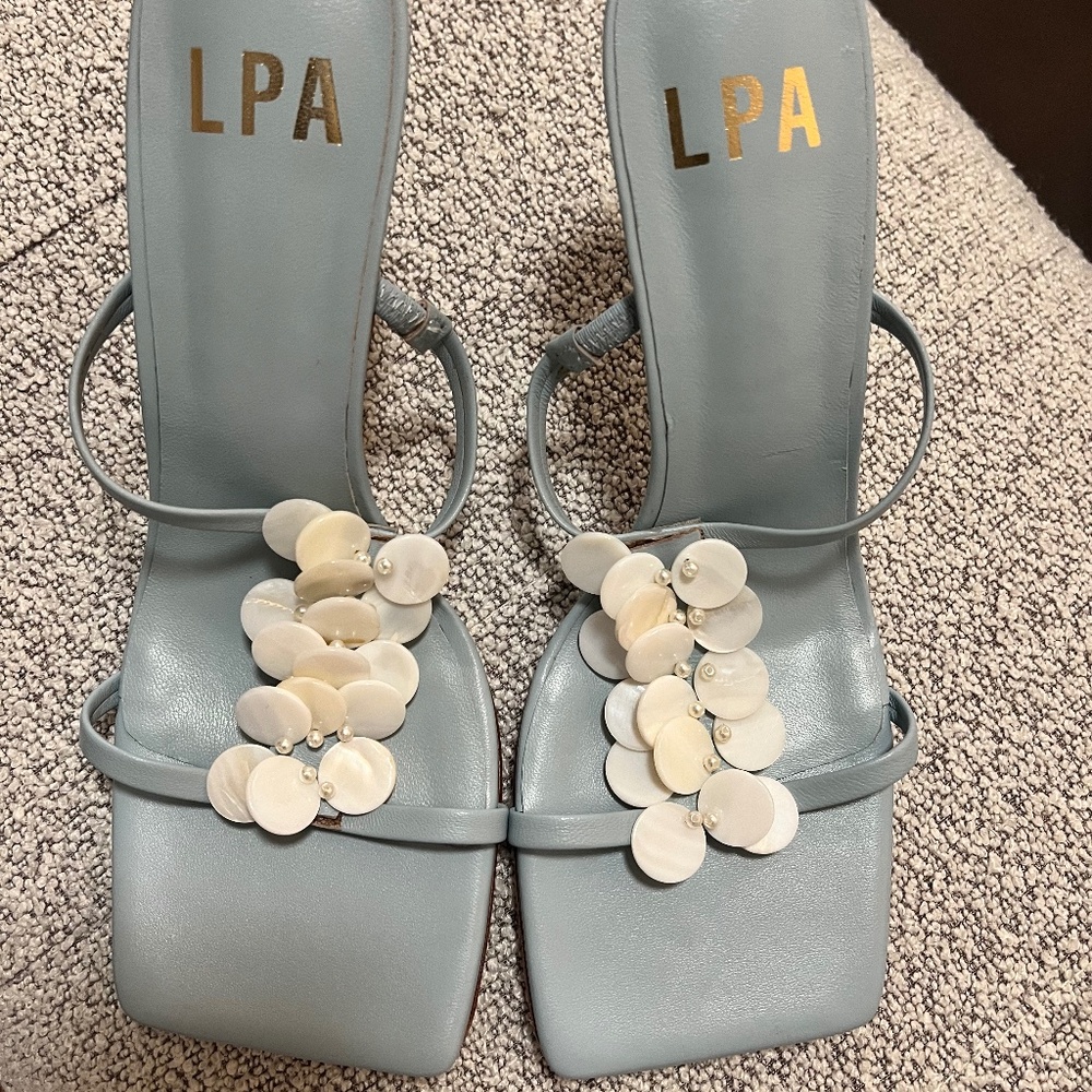 LPA Leja Sandal in Ice Blue